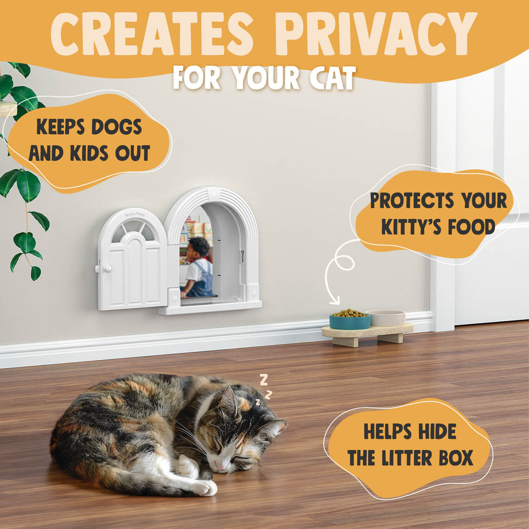 Between Rooms Cat Door Interior Pet Doors For Cats Kitty Shaped