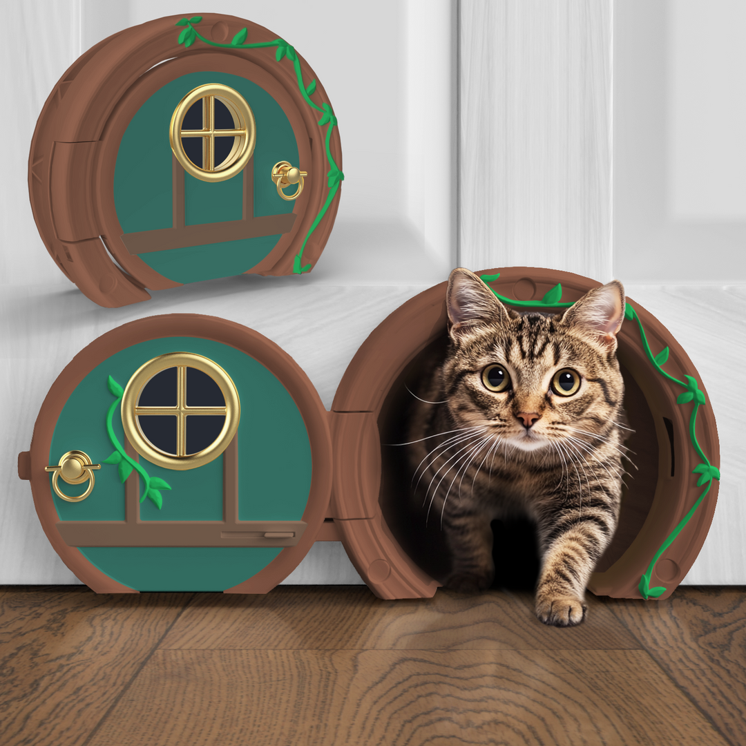 TOKIO KUMAGAI ハラコ パンプス猫 Gnome® Door Interior Cat Door – Purrfect Portal